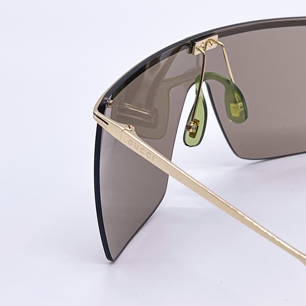 NEW GUCCI GG1096S 002 UNISEX SHIELD SUNGLASSES GUCCI GG1096S - Picture 5 of 14